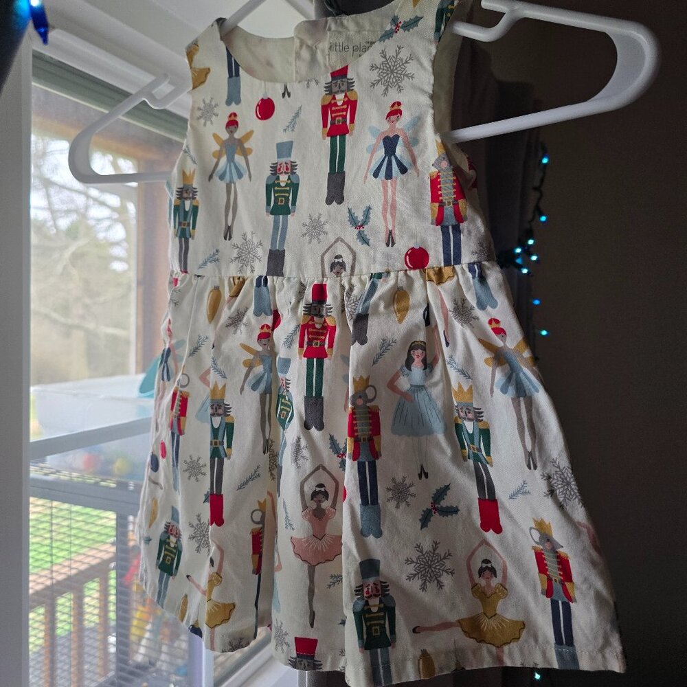 Carters Little Planet Girls Christmas Dress 9 months
